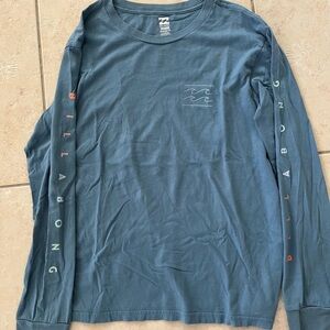 Billabong Blue Long Sleeve Men's Shirt